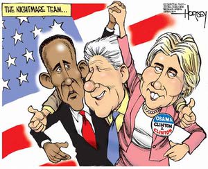 hillary bill obama cartoon